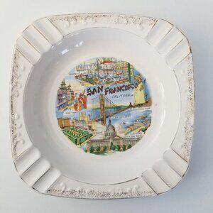 California Souvenir Ashtray Mid Century Home Decor